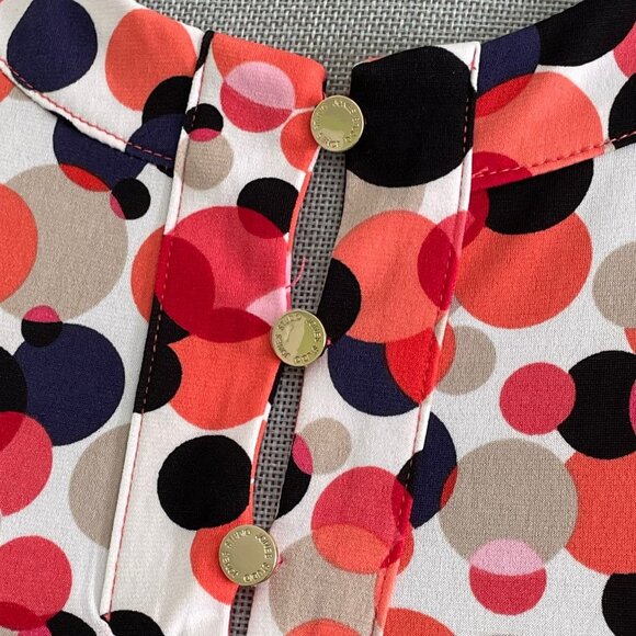 Jones Studio Sleeveless Women's Top Multicolor Pattern Size M - Picture 4 of 4